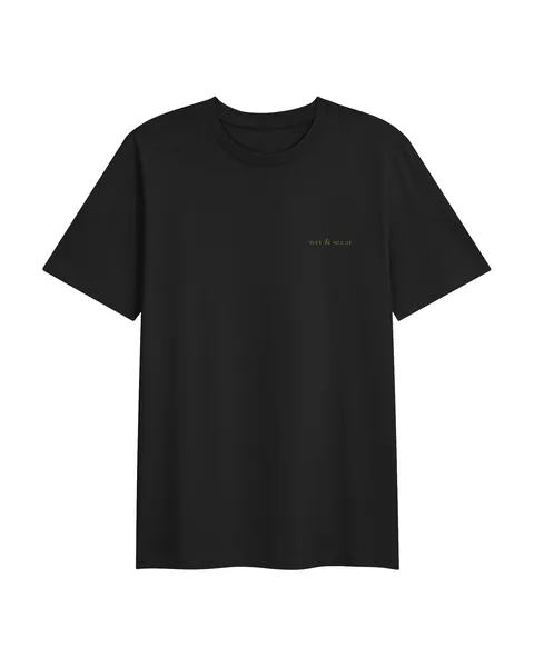 Deep Sea Tee, t-shirt noir, deux raies manta au dos